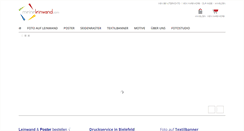 Desktop Screenshot of meineleinwand.com