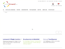 Tablet Screenshot of meineleinwand.com